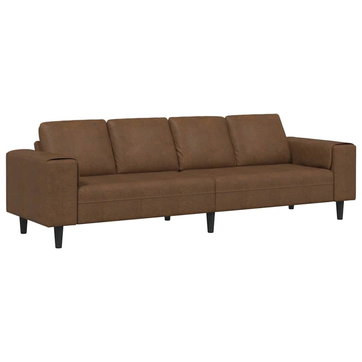 vidaXL Καναπές σαλονιού Καφέ 250 x 77 x 76 εκ.