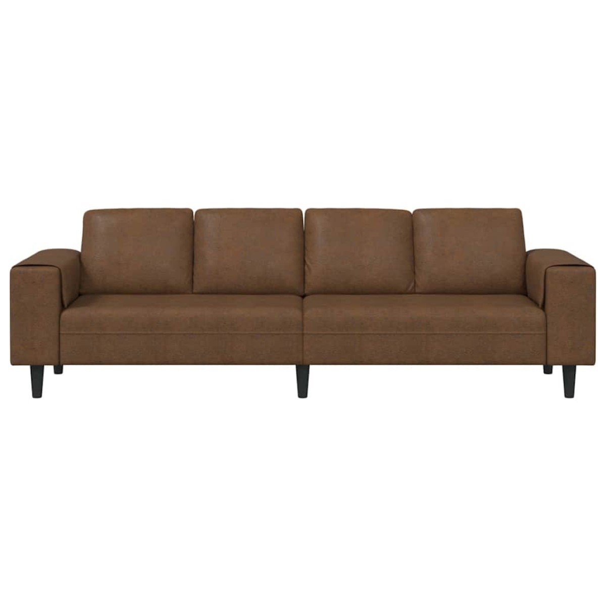 vidaXL Καναπές σαλονιού Καφέ 250 x 77 x 76 εκ.