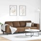 vidaXL Καναπές σαλονιού Καφέ 250 x 77 x 76 εκ.