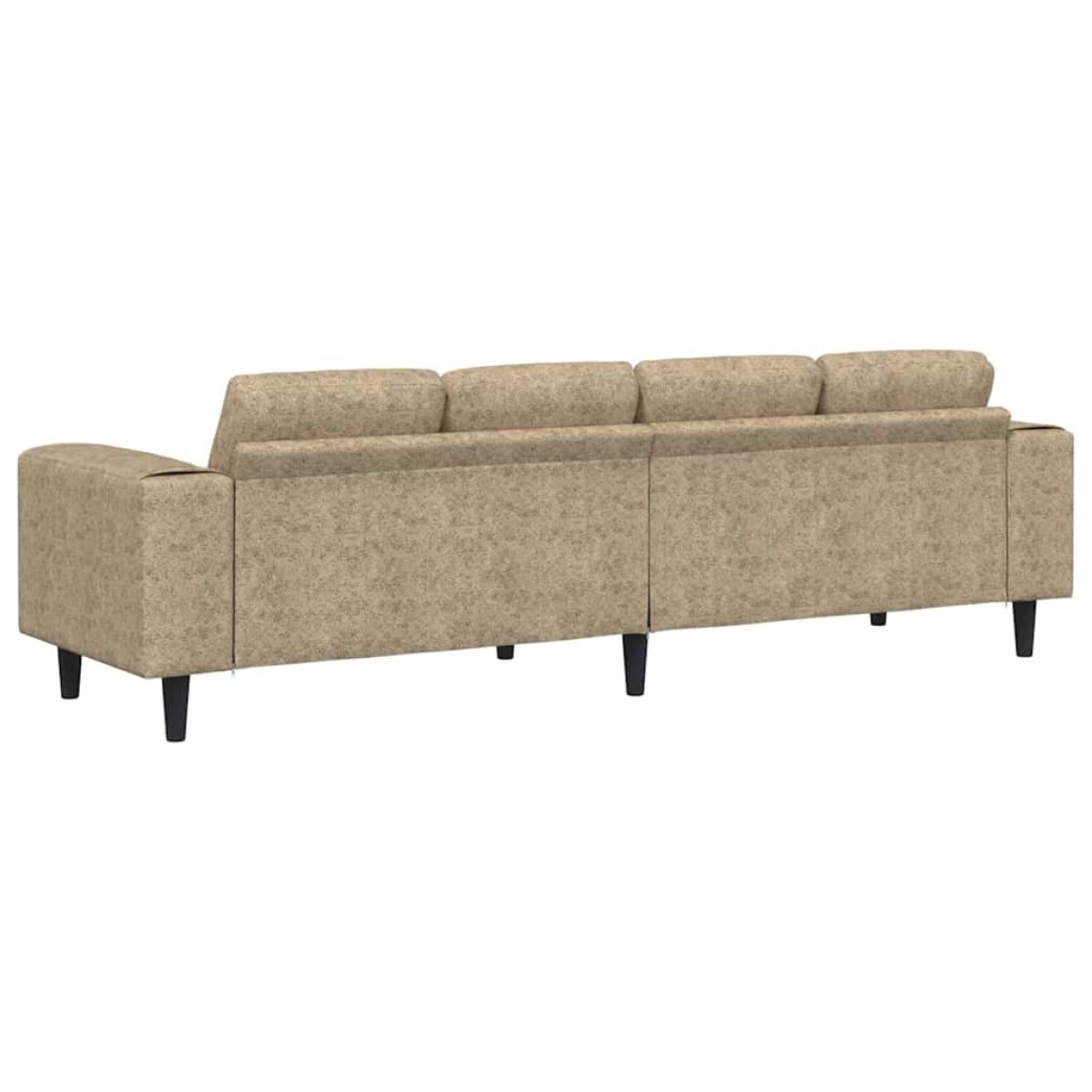 vidaXL Καναπές σαλονιού Ανοιχτό γκρι 250 x 77 x 76 εκ.