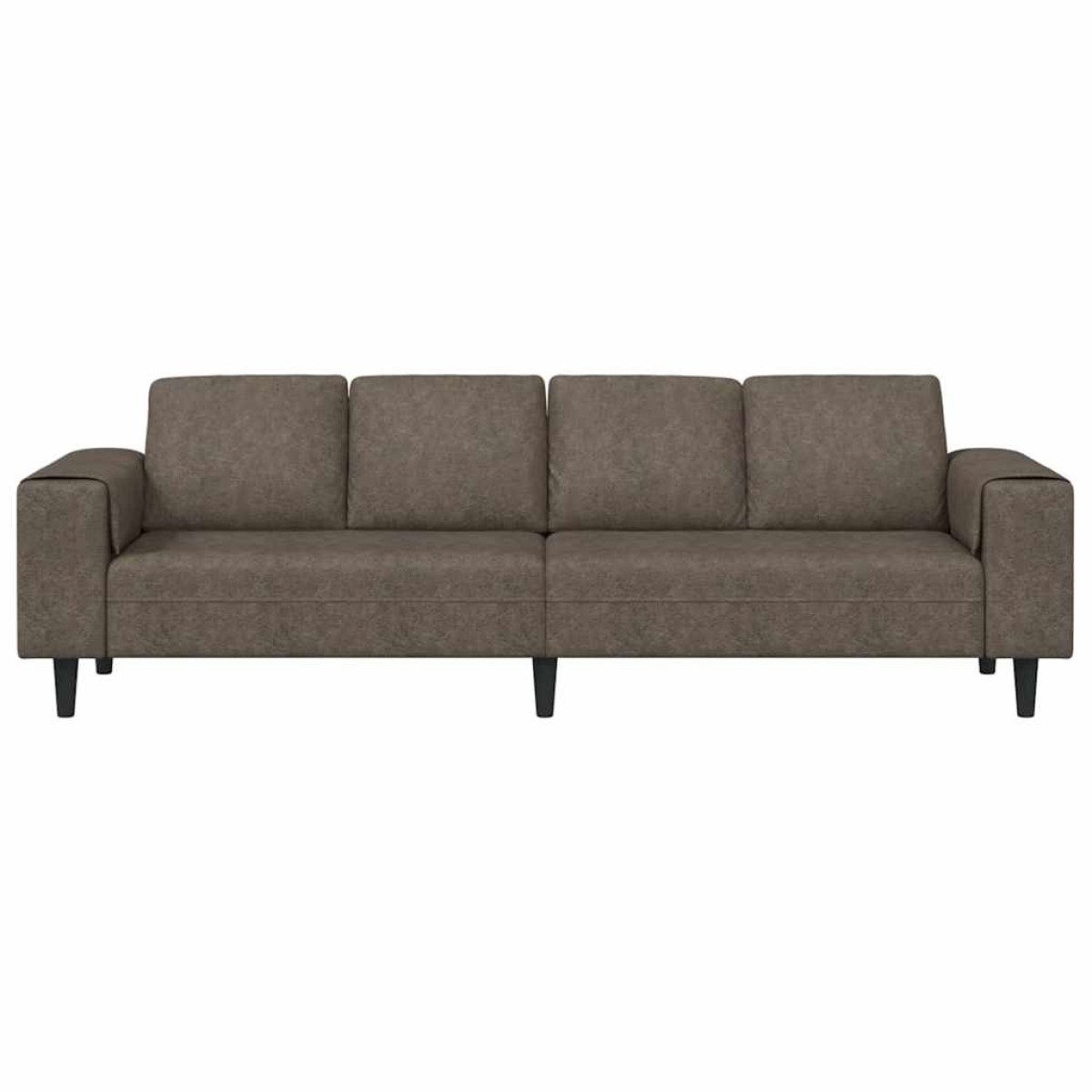 vidaXL Καναπές σαλονιού Σκούρο Γκρι 250 x 77 x 76 εκ.