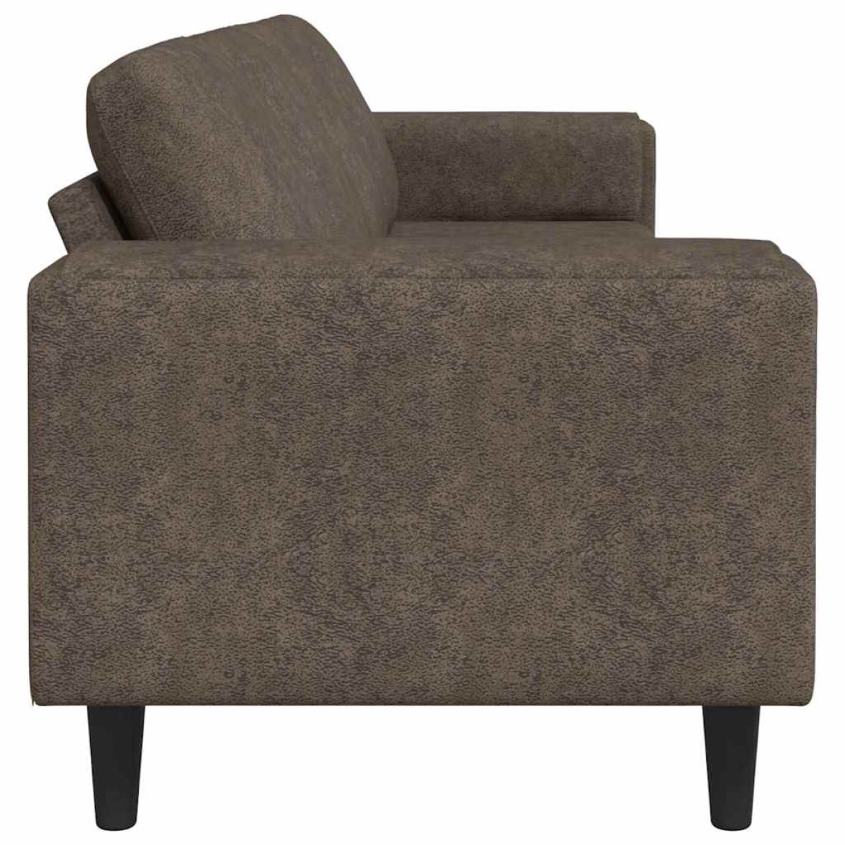 vidaXL Καναπές σαλονιού Σκούρο Γκρι 250 x 77 x 76 εκ.