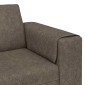 vidaXL Καναπές σαλονιού Σκούρο Γκρι 250 x 77 x 76 εκ.