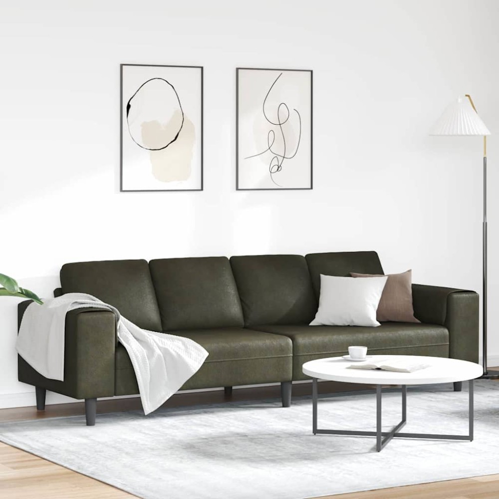 vidaXL Καναπές σαλονιού Στρατιωτικό Πράσινο 250 x 77 x 76 εκ.