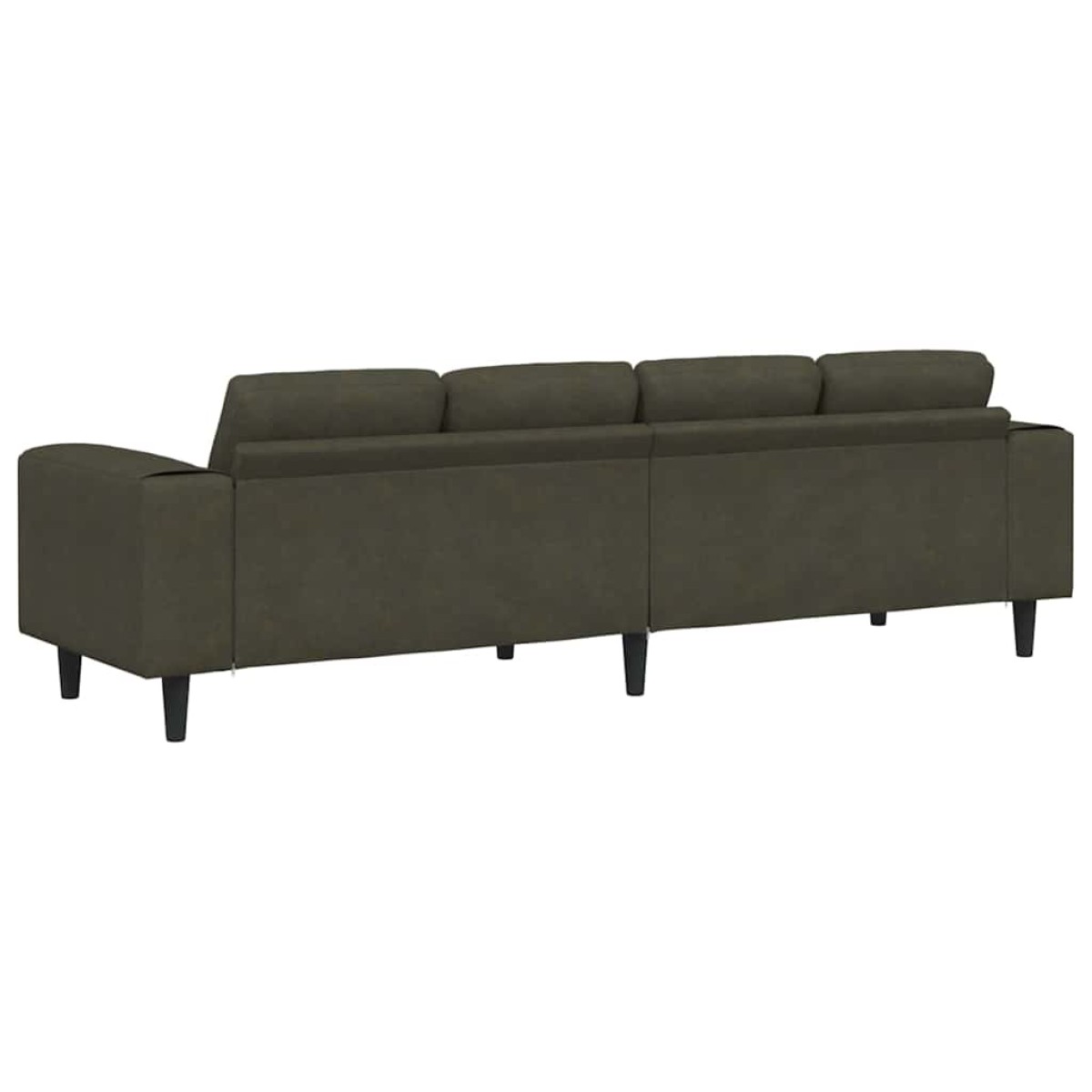 vidaXL Καναπές σαλονιού Στρατιωτικό Πράσινο 250 x 77 x 76 εκ.