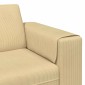 vidaXL Καναπές Γκρι Πράσινο 250 x 188 x 76 εκ. Υφασμάτινο Κορντουρά