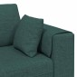 vidaXL Καναπές Σκούρο Πράσινο 250 x 77 x 76 εκ. ύφασμα