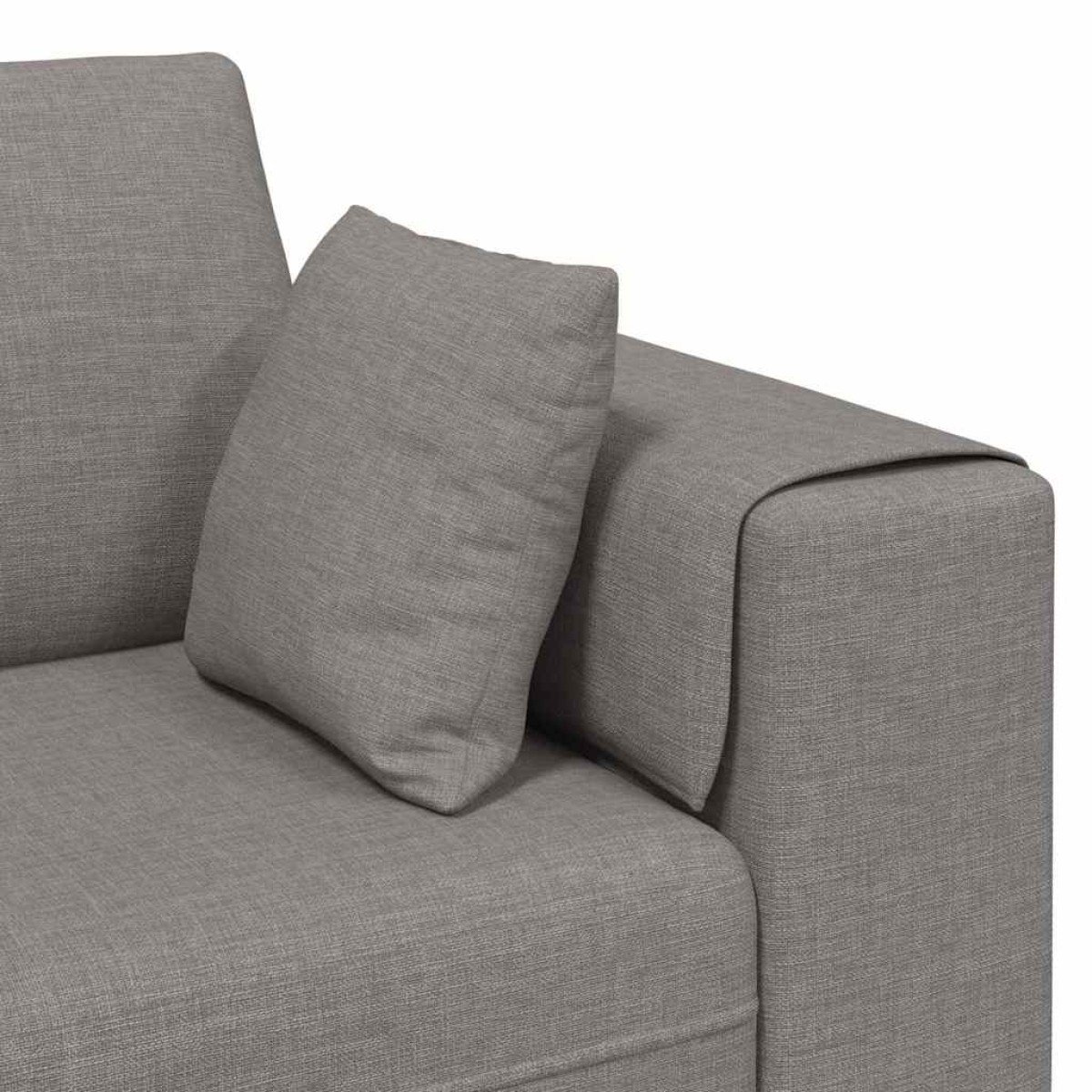 vidaXL Καναπές Taupe 250 x 77 x 76 εκ. ύφασμα