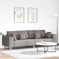 vidaXL Καναπές Taupe 250 x 77 x 76 εκ. ύφασμα