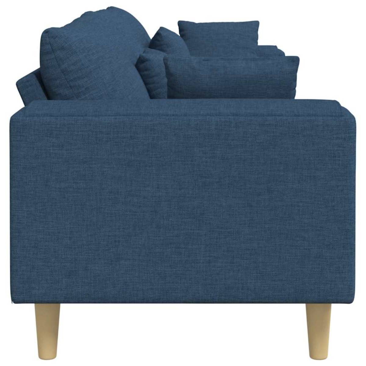 vidaXL Καναπές Μπλε 250 x 77 x 76 εκ. ύφασμα