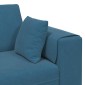 vidaXL Καναπές Μπλε 250 x 77 x 76 εκ. Βελούδο