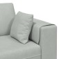vidaXL Καναπές Ανοιχτό γκρι 250 x 77 x 76 εκ. Βελούδο