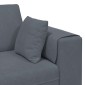 vidaXL Καναπές Σκούρο Γκρι 250 x 77 x 76 εκ. Βελούδο