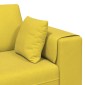 vidaXL Καναπές Κίτρινο 250 x 77 x 76 εκ. Βελούδο