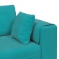 vidaXL Καναπές 3 pcs Τιρκουάζ 250 x 188 x 76 εκ. Βελούδο
