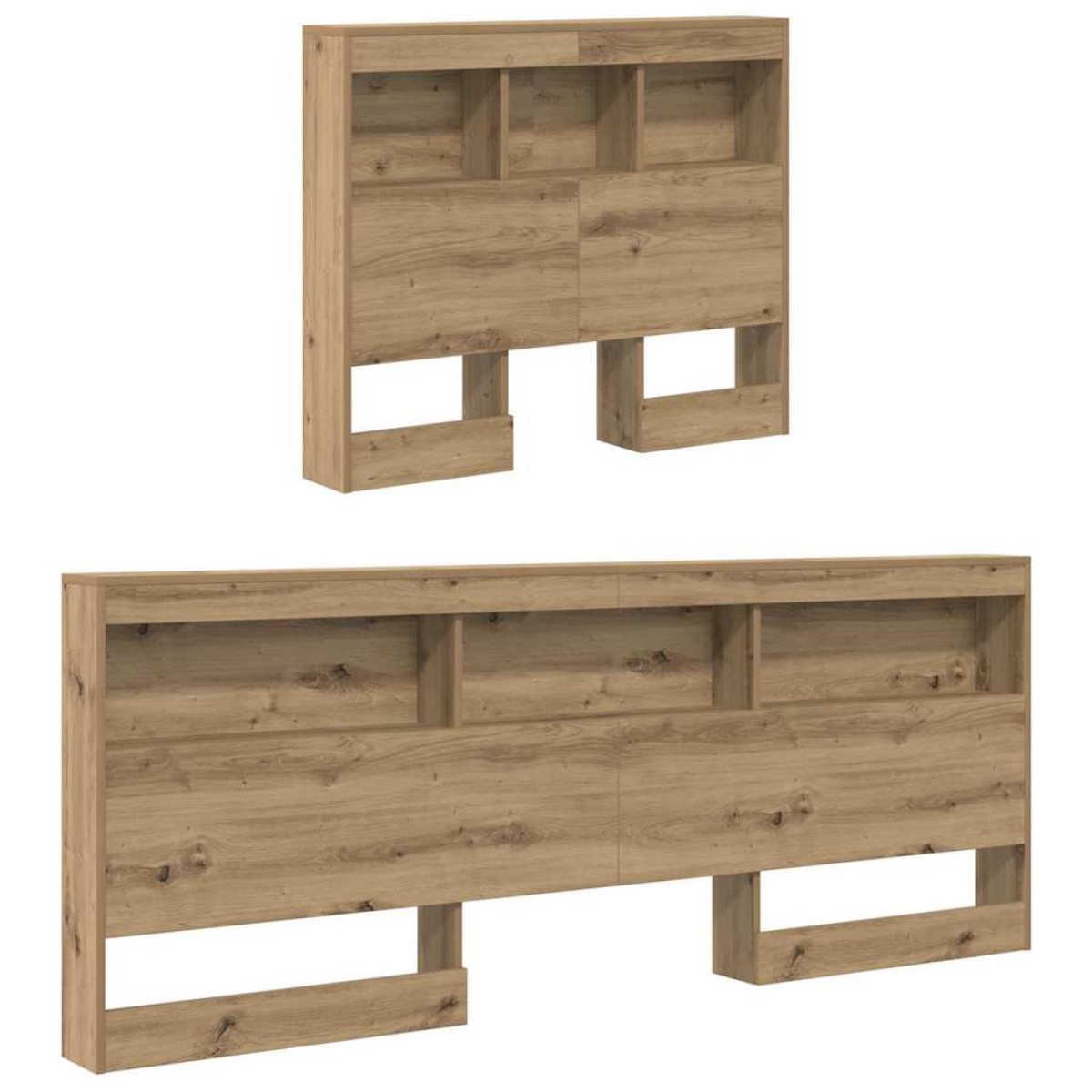 vidaXL Κεφαλάρι Αποθήκης Artisan Oak Επεξεργασμένο Ξύλο
