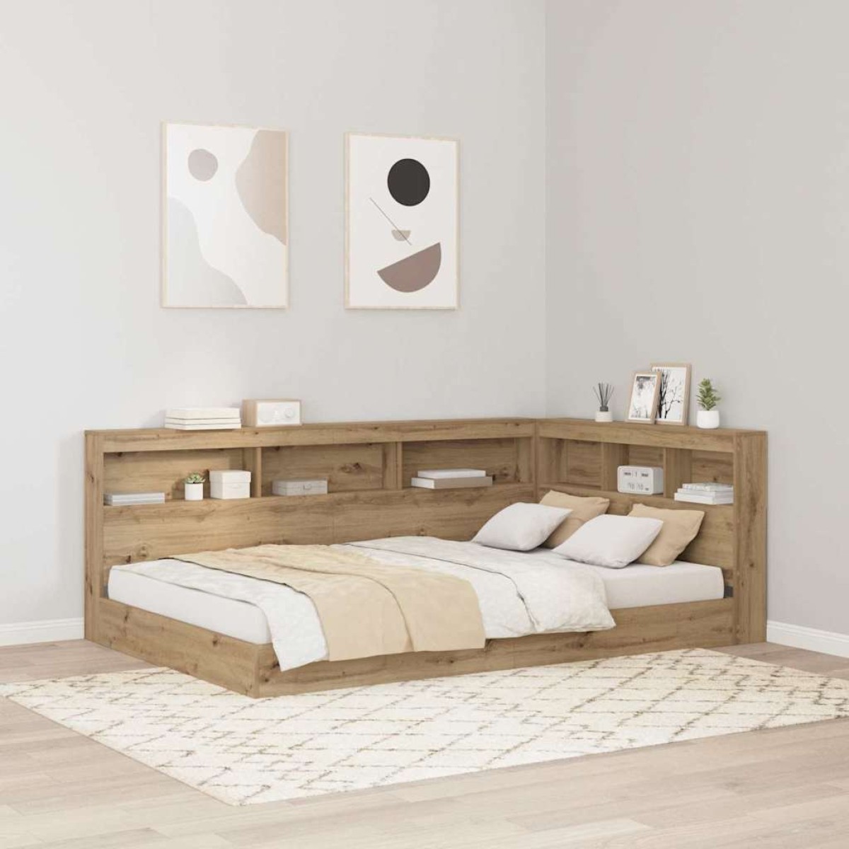 vidaXL Κεφαλάρι Αποθήκης Artisan Oak Επεξεργασμένο Ξύλο