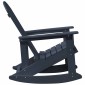 vidaXL Καρέκλες Ροκάντας Adirondack 2 τμχ. Σκούρο μπλε HDPE