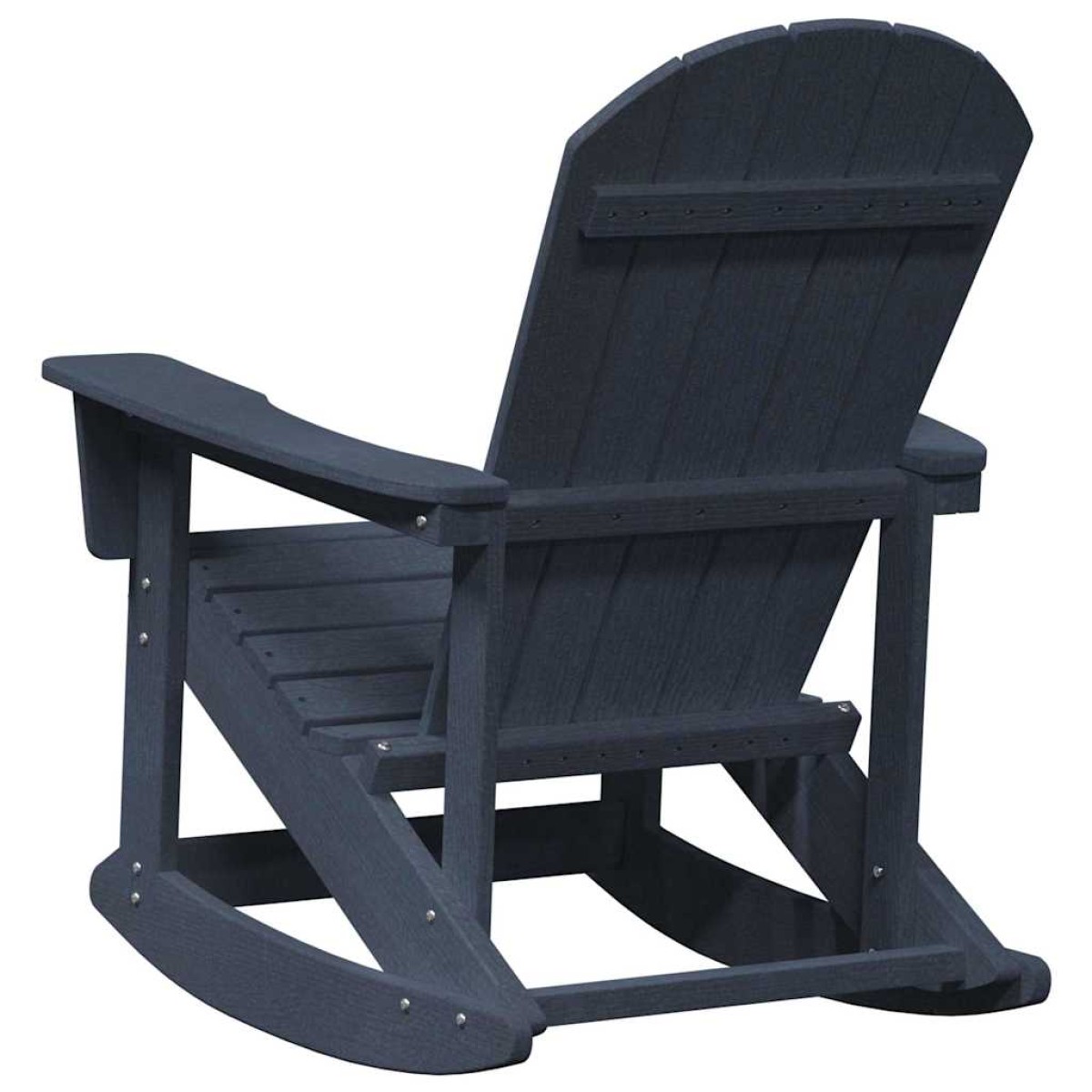 vidaXL Καρέκλες Ροκάντας Adirondack 2 τμχ. Σκούρο μπλε HDPE