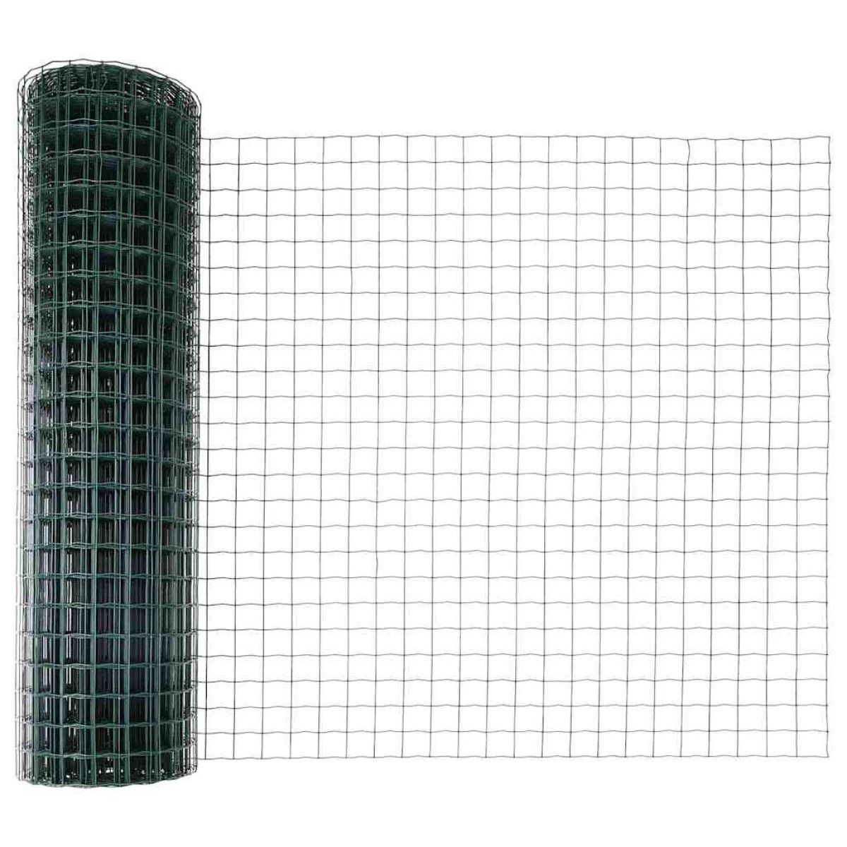 vidaXL Περίφραξη Euro με Στήλη 10 x 1,4 μ PVC-Επικαλυμμένο Ατσάλι