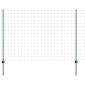 vidaXL Περίφραξη Euro με Στήλη 10 x 1,5 m PVC-Επικαλυμμένο Ατσάλι