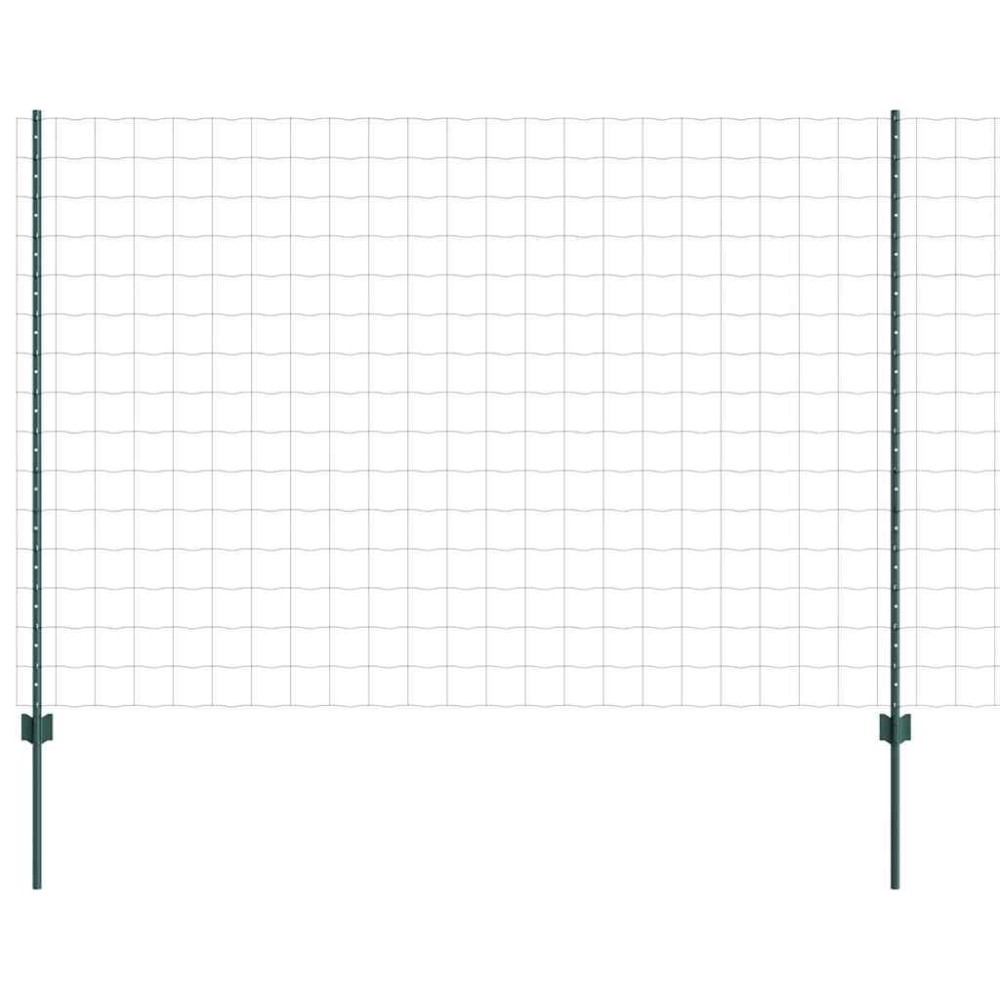 vidaXL Περίφραξη Euro με Στήλη 10 x 1,6 m PVC-Επικαλυμμένο Ατσάλι
