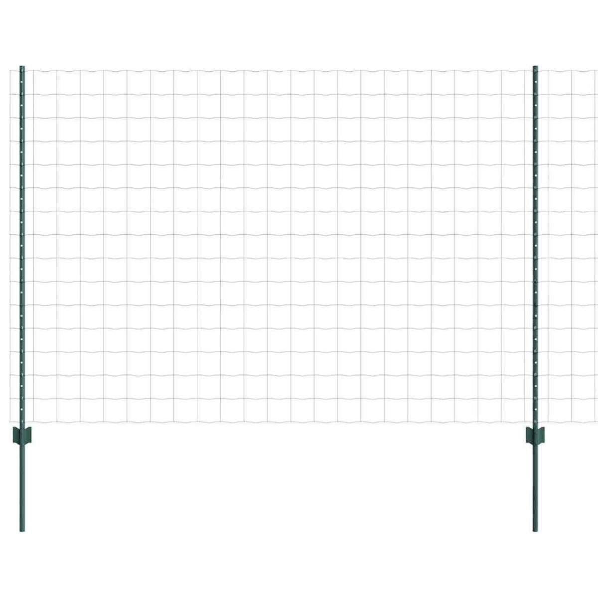 vidaXL Περίφραξη Euro με Στήλη 10 x 1,6 m PVC-Επικαλυμμένο Ατσάλι