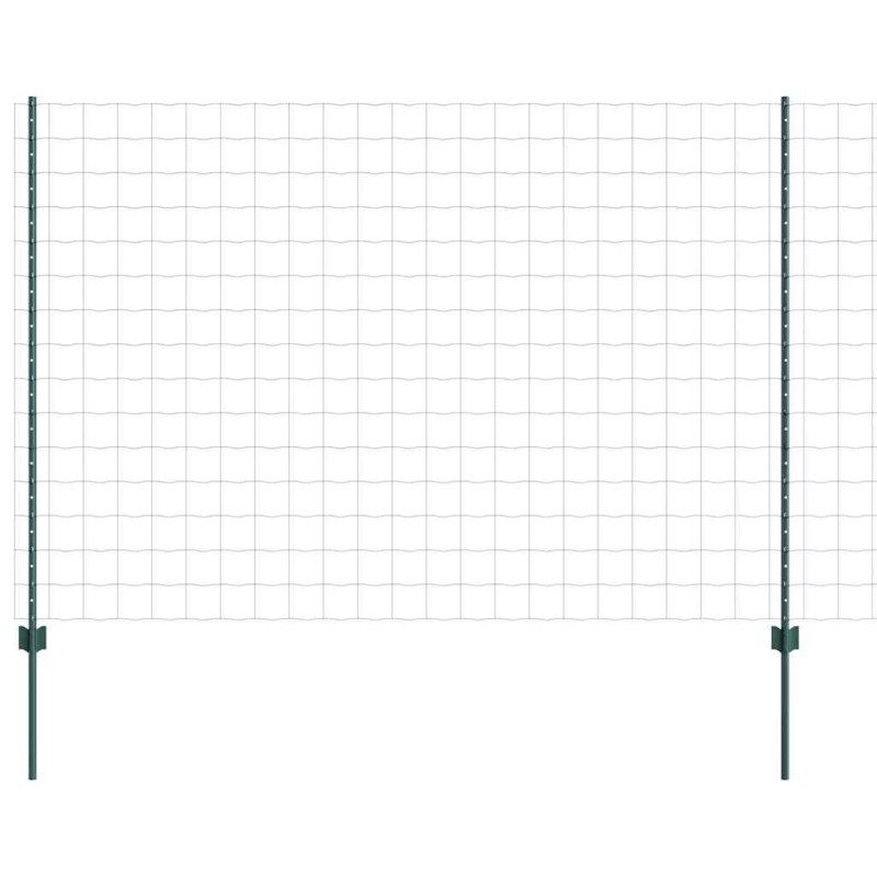 vidaXL Περίφραξη Euro με Στήλη 10 x 1,6 m PVC-Επικαλυμμένο Ατσάλι