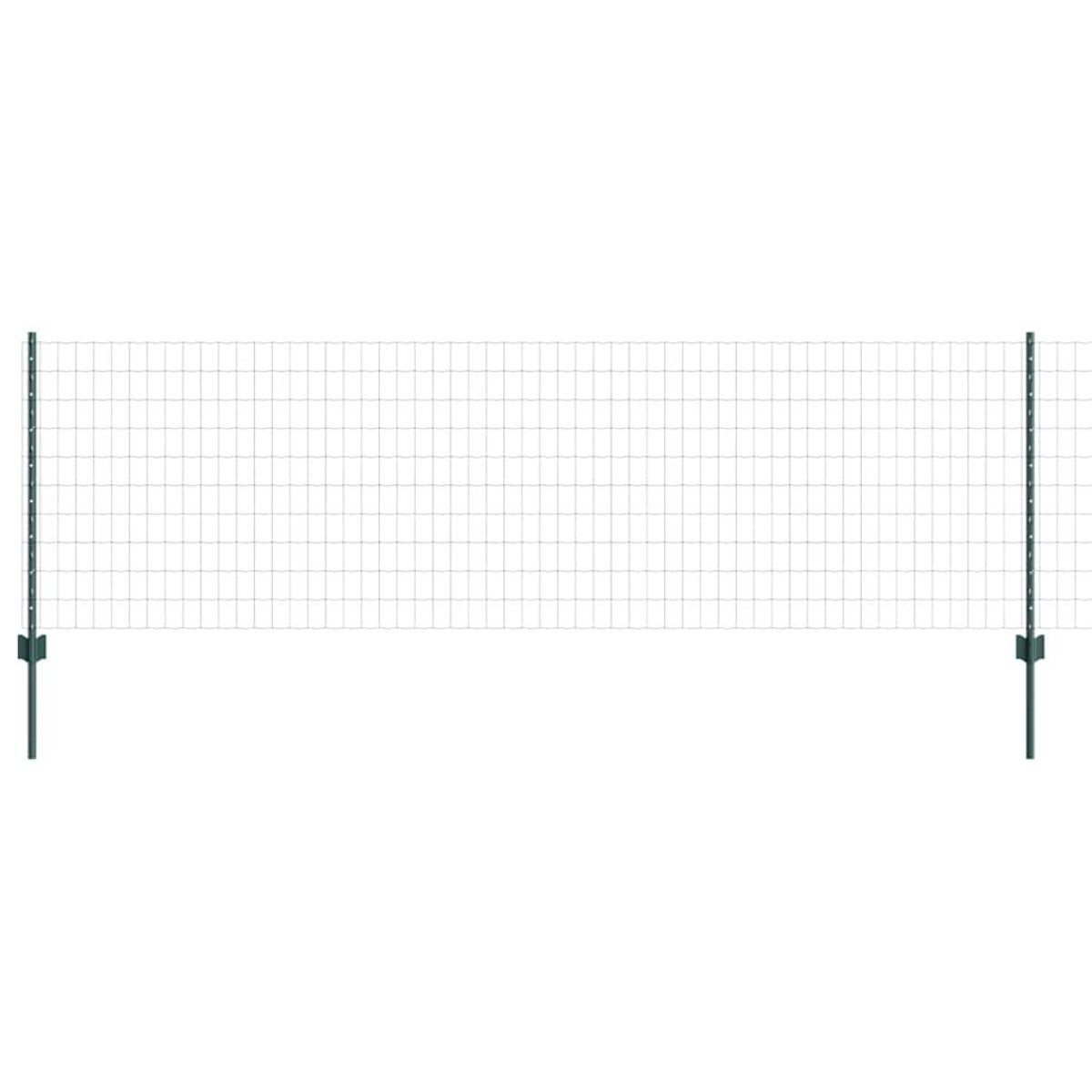 vidaXL Περίφραξη Euro με Στήλη 25 x 0,8 m PVC-Επικαλυμμένο Ατσάλι