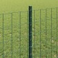 vidaXL Περίφραξη Euro με Στήλη 25 x 0,8 m PVC-Επικαλυμμένο Ατσάλι