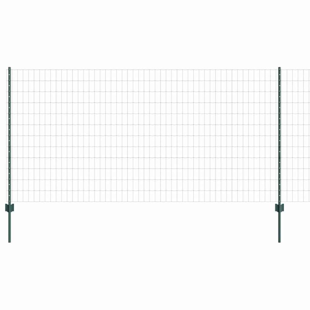 vidaXL Περίφραξη Euro με Στήλη 25 x 1,2 μ PVC-Επικαλυμμένο Ατσάλι