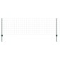 vidaXL Περίφραξη Euro με Στήλη 25 x 0,8 m PVC-Επικαλυμμένο Ατσάλι
