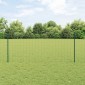 vidaXL Περίφραξη Euro με Στήλη 25 x 1 m PVC-Επικαλυμμένο Ατσάλι Δίχτυ