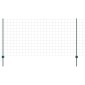 vidaXL Περίφραξη Euro με Στήλη 25 x 1,2 μ PVC-Επικαλυμμένο Ατσάλι