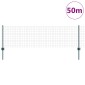 vidaXL Περίφραξη Euro με Στήλη 50 x 0,6 μ PVC-Επικαλυμμένο Ατσάλι