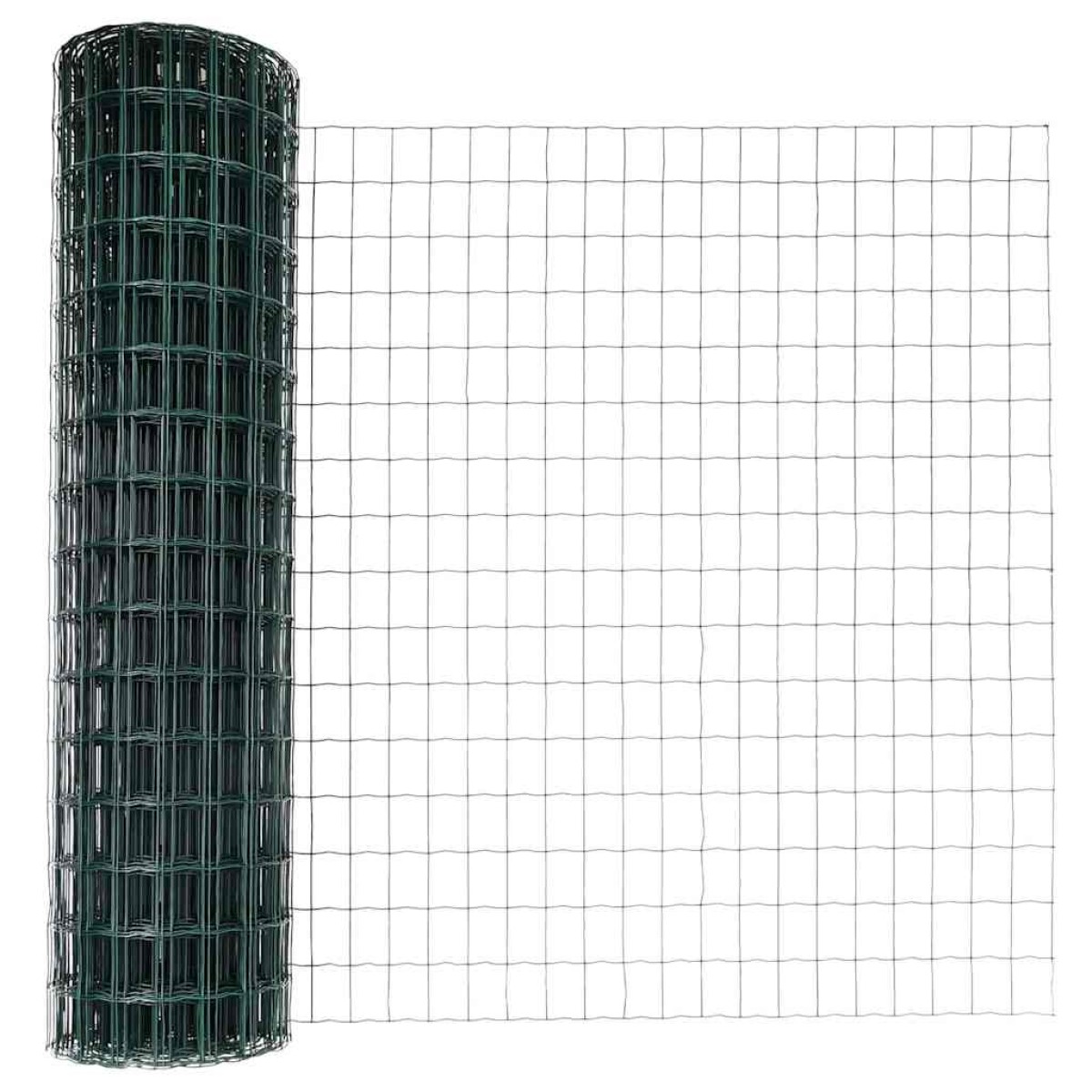 vidaXL Περίφραξη Euro με Στήλη 10 x 1,4 μ PVC-Επικαλυμμένο Ατσάλι