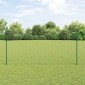vidaXL Περίφραξη Euro με Στήλη 10 x 1,6 m PVC-Επικαλυμμένο Ατσάλι