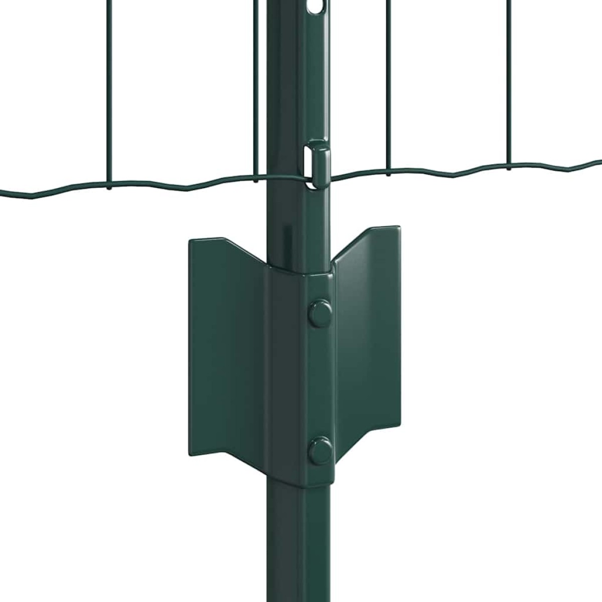 vidaXL Περίφραξη Euro με Στήλη 25 x 0,8 m PVC-Επικαλυμμένο Ατσάλι