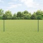 vidaXL Περίφραξη Euro με Στήλη 25 x 1 m PVC-Επικαλυμμένο Ατσάλι Δίχτυ