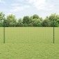 vidaXL Περίφραξη Euro με Στήλη 25 x 1,2 μ PVC-Επικαλυμμένο Ατσάλι