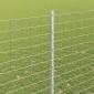 vidaXL Περίφραξη Euro με Στήλη 10 x 1,6 m Γαλβανισμένος Χάλυβας Ασημί