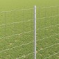 vidaXL Περίφραξη Euro με Στήλη 10 x 1,4 μ Γαλβανισμένος Χάλυβας Ασημί