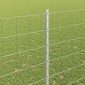 vidaXL Περίφραξη Euro με Στήλη 10 x 1,5 m Γαλβανισμένος Χάλυβας Ασημί