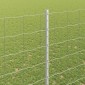 vidaXL Περίφραξη Euro με Στήλη 10 x 1,6 m Γαλβανισμένος Χάλυβας Ασημί
