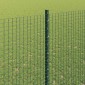 vidaXL Συρματόπλεγμα με Στυλίς 10 x 1,5 m Γαλβανισμένος Χάλυβας Δίχτυ