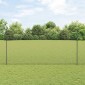 vidaXL Συρματόπλεγμα με Στυλίς 25 x 1,5 m Γαλβανισμένος Χάλυβας Γκρι