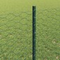 vidaXL Εξαγωνική Φράχτη με Στύλο 10 x 0,8 μ PVC-Επικαλυμμένο Ατσάλι