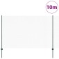 vidaXL Εξαγωνική Φράχτη με Στύλο 10 x 1,6 m PVC-Επικαλυμμένο Ατσάλι