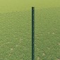 vidaXL Εξαγωνική Φράχτη με Στύλο 10 x 1,6 m PVC-Επικαλυμμένο Ατσάλι