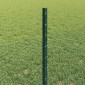 vidaXL Εξαγωνική Φράχτη με Στύλο 25 x 0,5 m PVC-Επικαλυμμένο Ατσάλι
